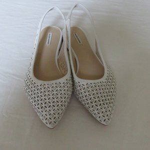 Alex Marie white flats NWT  / 8.5M